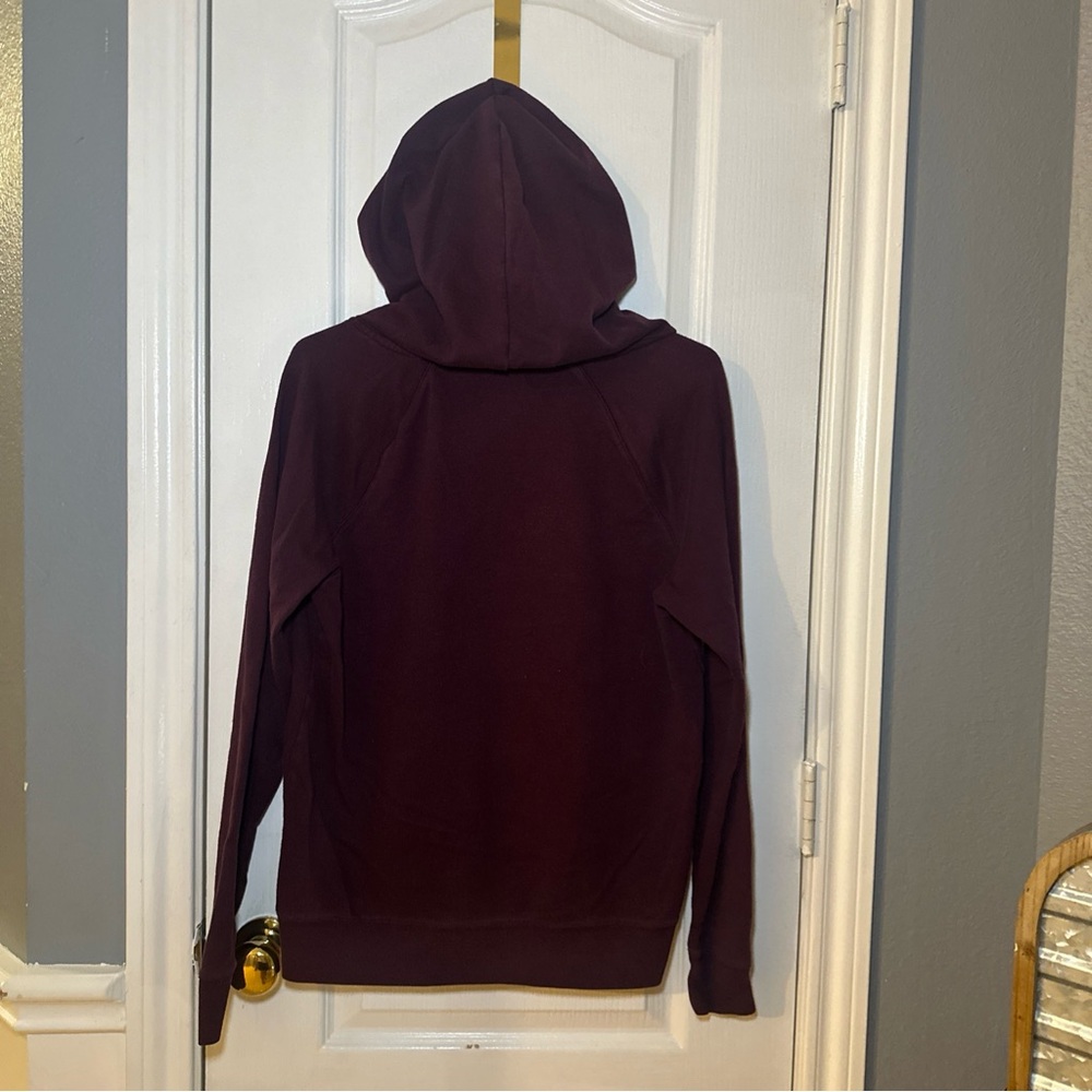 PINK by Victoria's Secret Wine Hoodie Sweatshirt Size Large - Picture 9 of 11